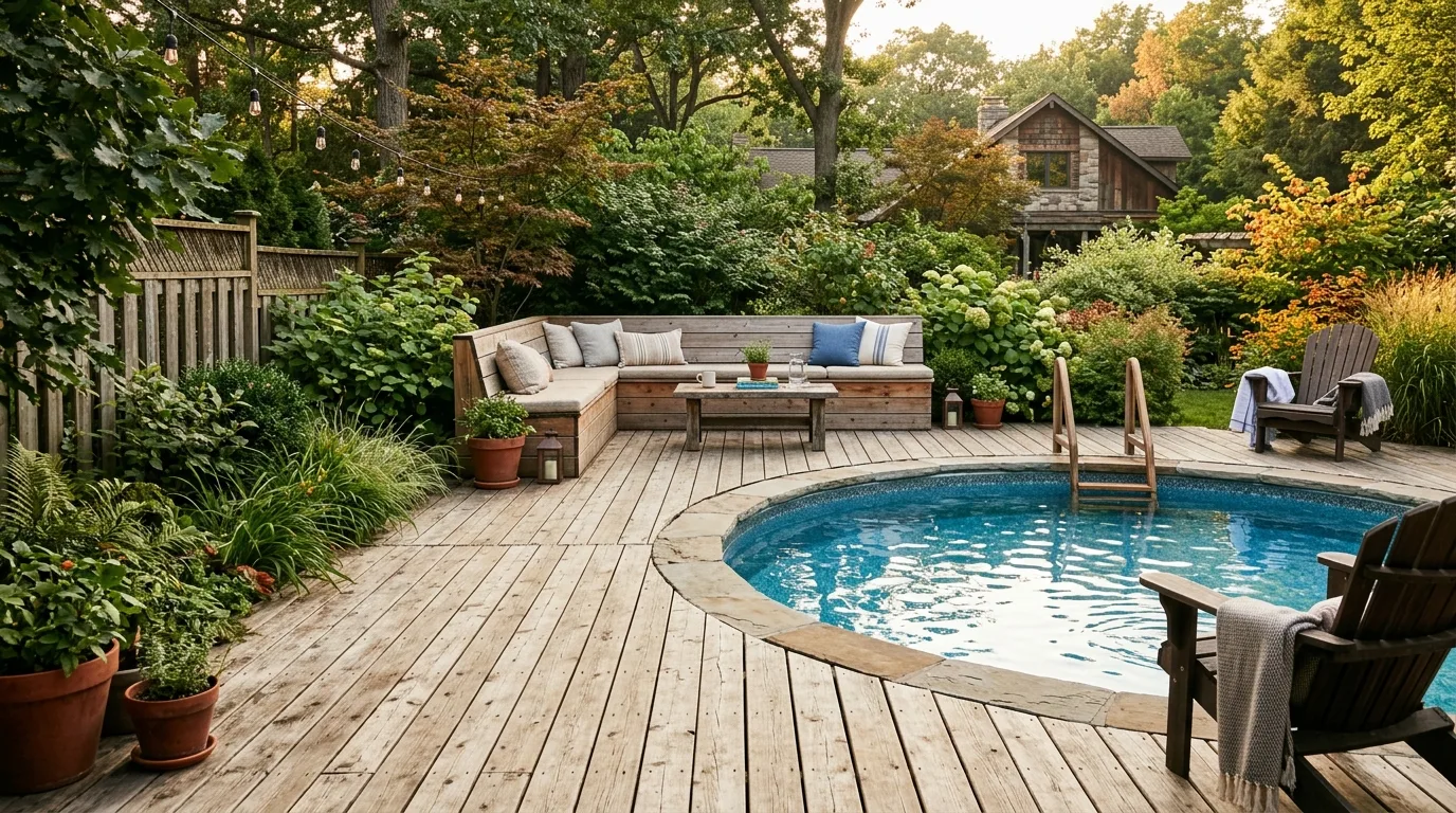 Deck With Wider Steps for Access
